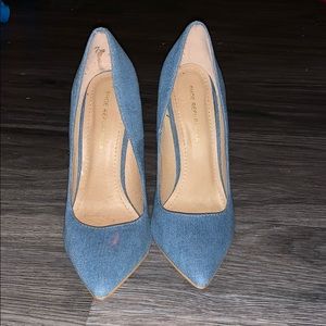 Blue jean heels